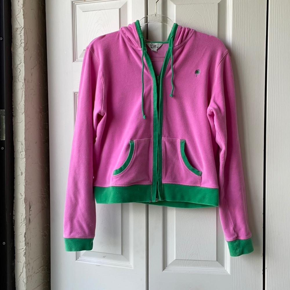 Lilly Pulitzer ladies terry hoodie